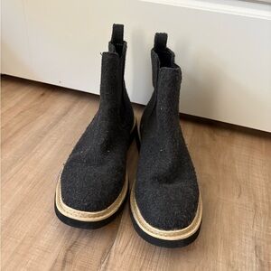 Black Slip On Booties SIZE 9